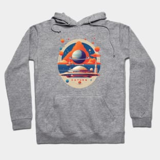 Retro Design Saturn Hoodie